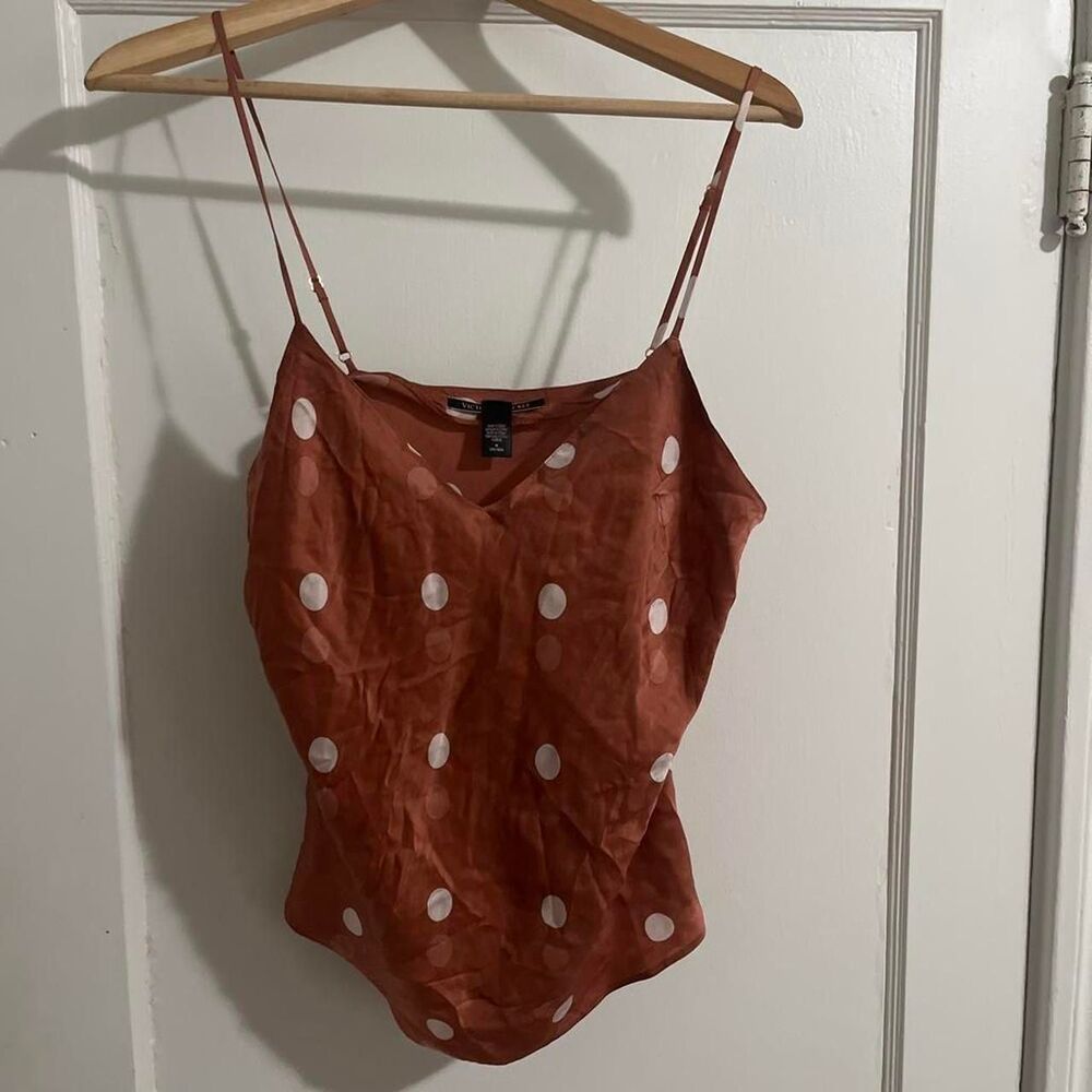 Victoria-s-secret Women's Orange and Brown Vest